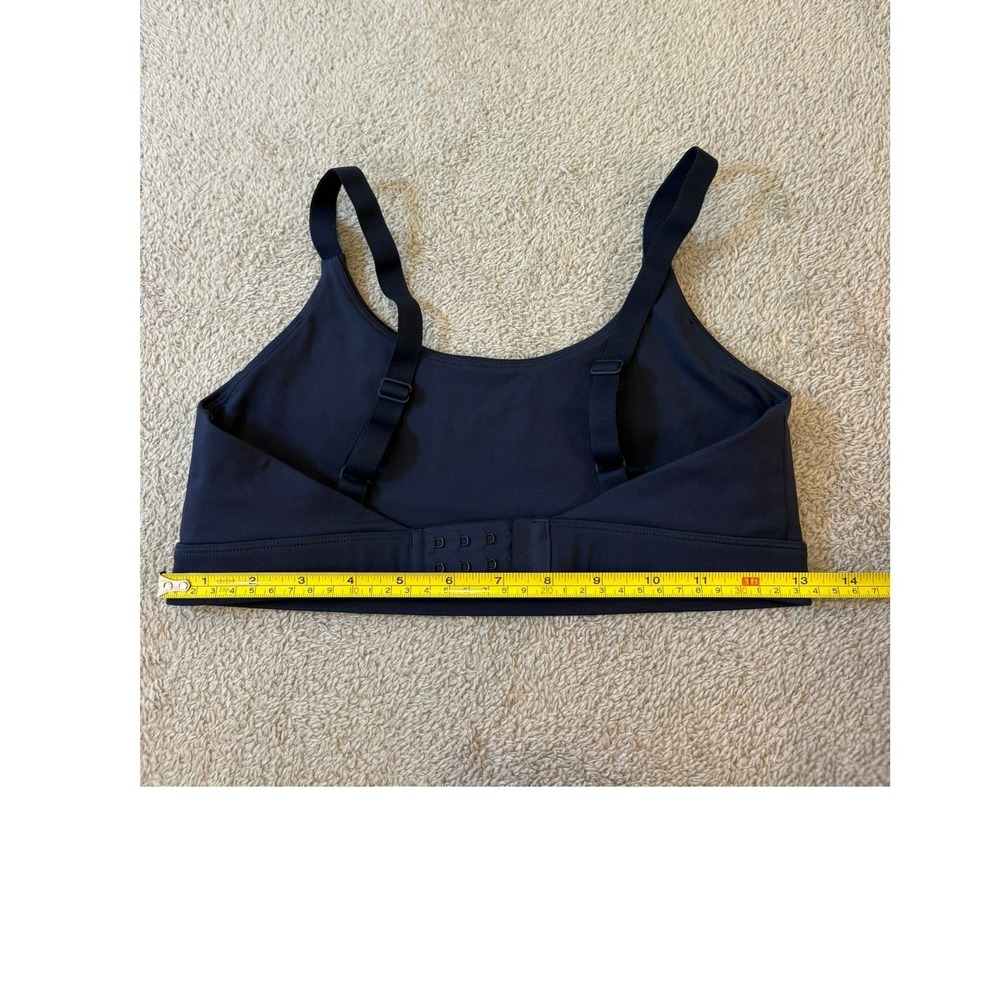 Bandier Low Impact Navy Blue Adjustable Strap Sports Bra BND10240 Small - Picture 6 of 8
